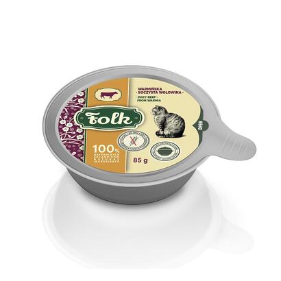 folk-carne-de-res-jugosa-de-warmia-comida-humeda-para-gatos-85-g