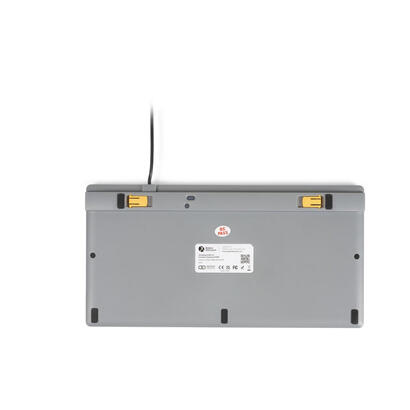 bakkerelkhuizen-ultraboard-950-v2-teclado-oficina-usb-qwerty-ingles-de-ee-uu-gris-oscuro-gris-claro