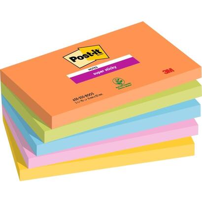 post-it-super-sticky-pack-de-5-blocs-de-90-notas-adhesivas-reposicionables-forma-rectangular-127x76mm-colores