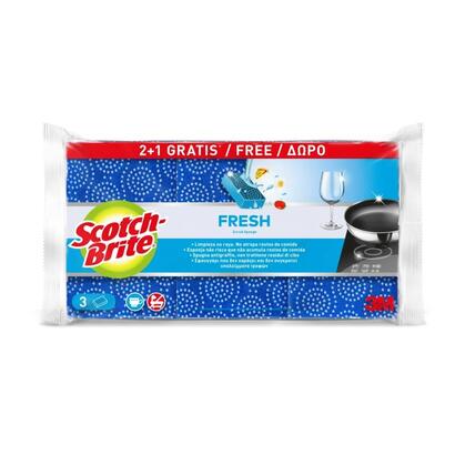 scotch-brite-fresh-pack-de-3-estropajos-de-cocina-promocion-2-1-gratis-no-raya-morado