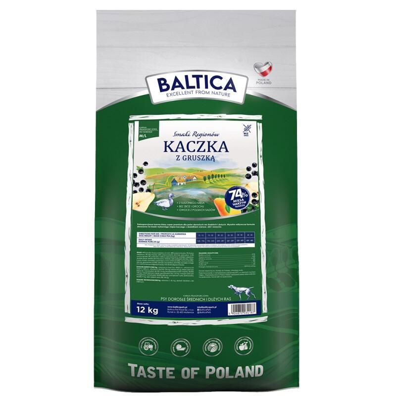 baltica-region-de-smaki-razas-medianas-y-grandes-pato-con-pera-alimento-seco-para-perros-12-kg