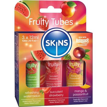 skins-fruity-lubes-kit-lubricantes-sandia-fresa-mango-3-x-12-ml