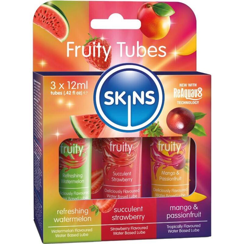 skins-fruity-lubes-kit-lubricantes-sandia-fresa-mango-3-x-12-ml