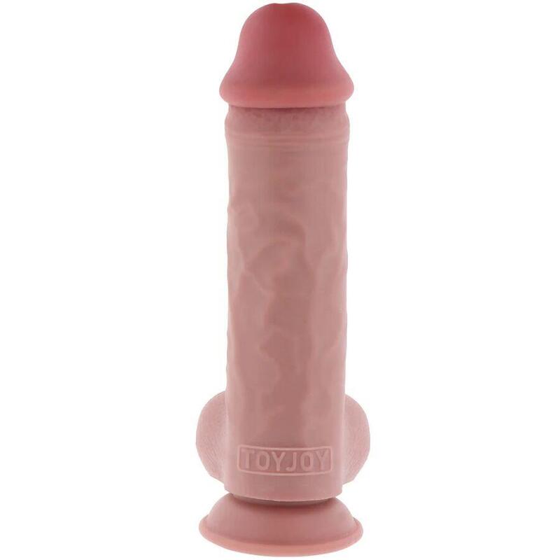 get-real-pene-realistico-deluxe-con-testiculos-extra-grueso-28-cm