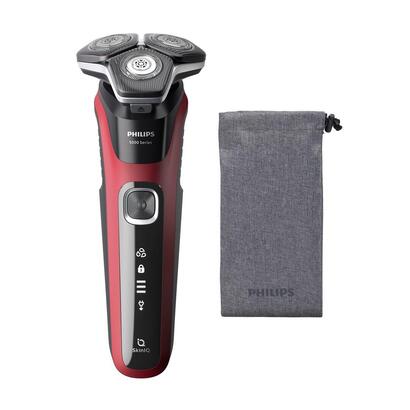 afeitadora-philips-shaver-series-5000-s588310-de-rotacion-recortadora-negro-rojo