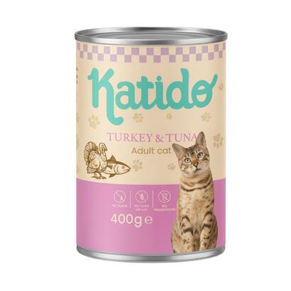 katido-alimento-humedo-para-gatos-pavo-y-atun-400g