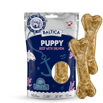 baltica-excellent-bone-snack-puppy-beff-salmon-2szt