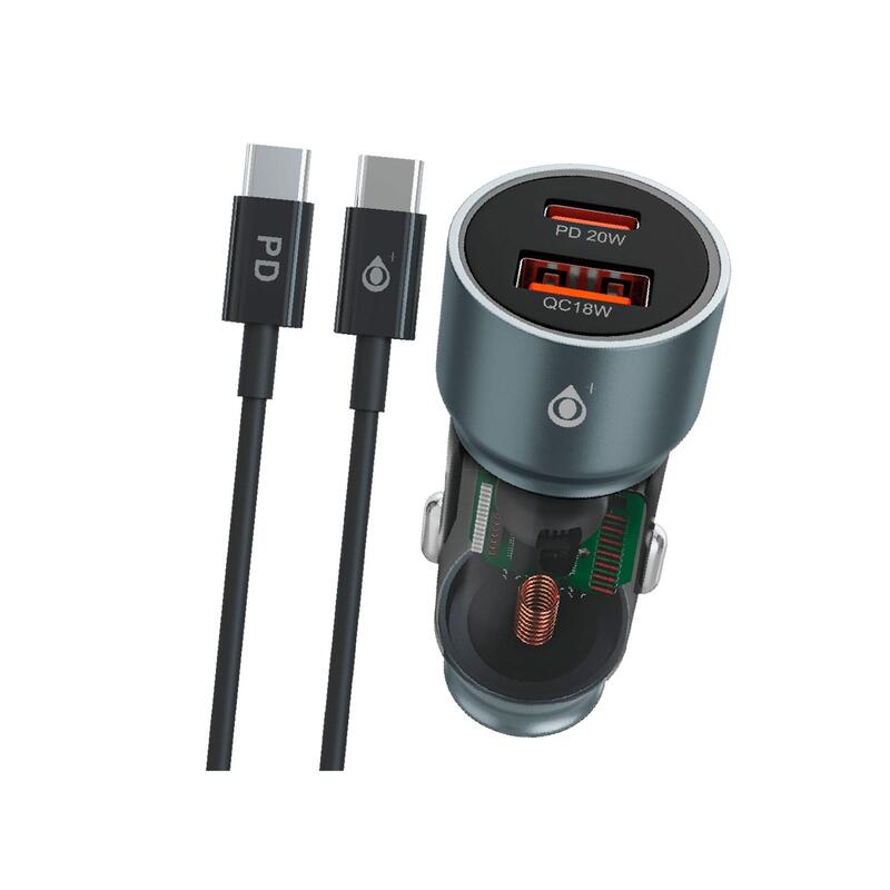 cargador-jc-na0567-gris-de-mechero-con-carga-rapida-usb-a-qc30-type-c-port