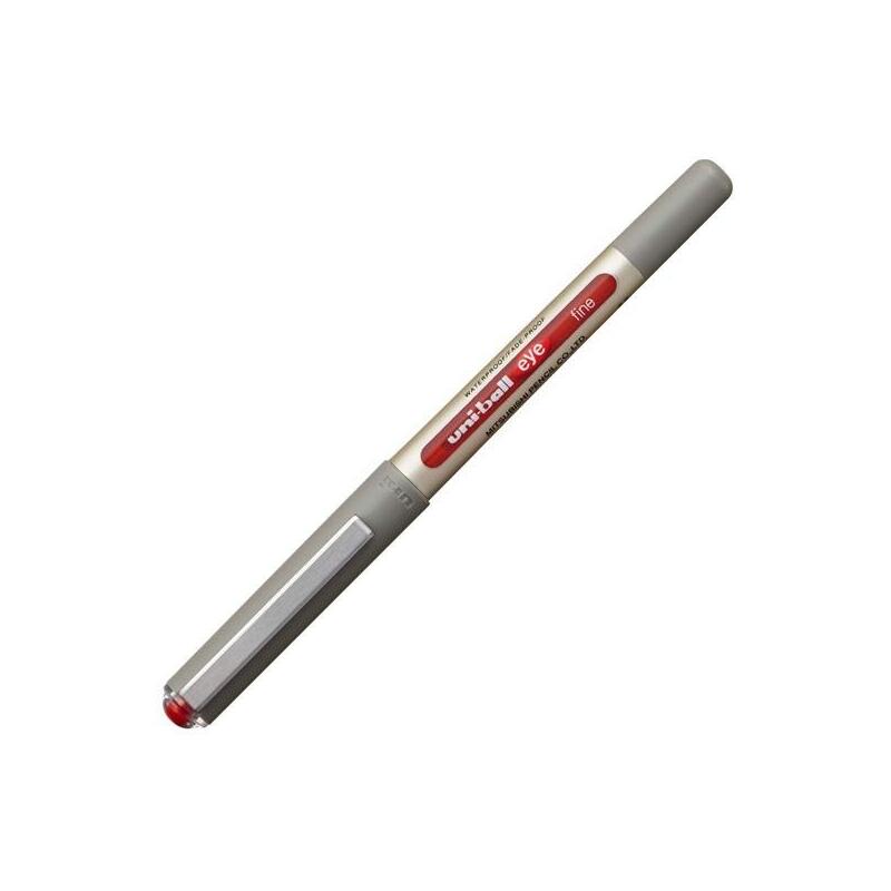 uniball-rollerball-eye-fine-ub-157e-07mm-rojo-caja-12-ud