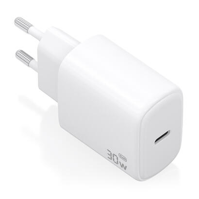 aisens-cargador-gan-30w-1xusb-c-pd30-blanco