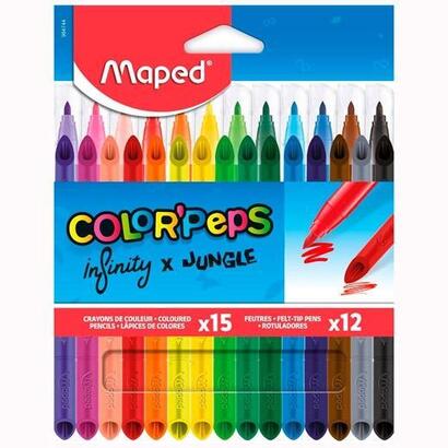 maped-set-colorpeps-infinity-12-rotuladores-pepjungle-y-15-lapices-de-colores-infinity-csurtidos