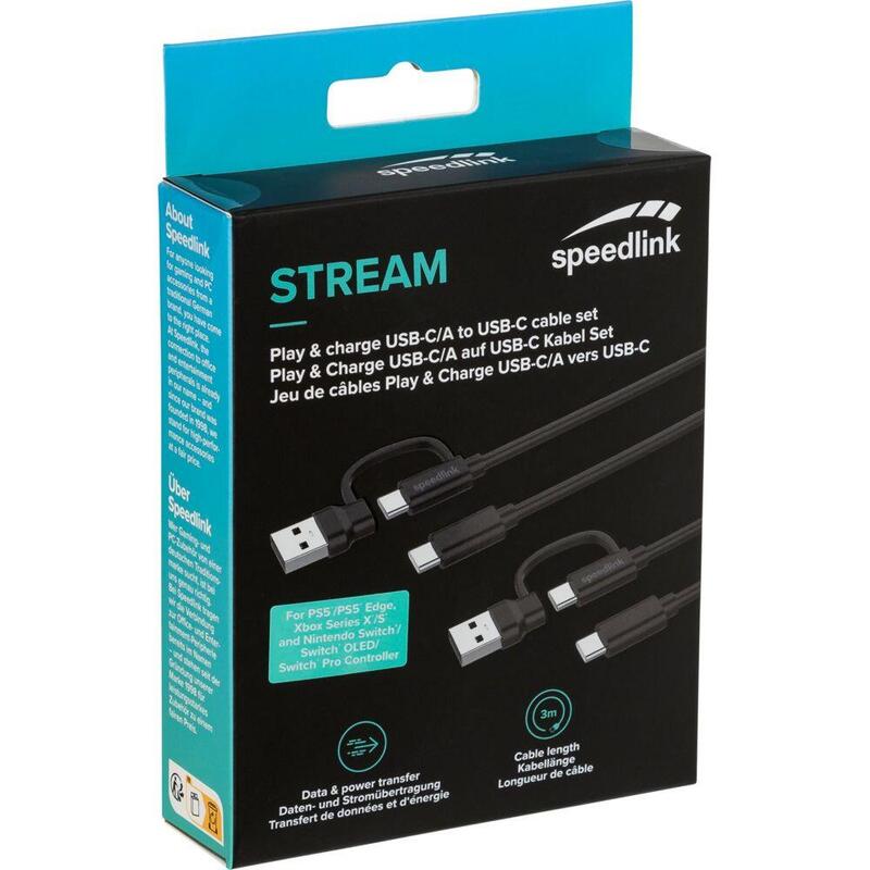 speedlink-sl-460101-bk-cable-usb-usb-32-gen-1-31-gen-1-3-m-usb-ausb-c-usb-c-negro