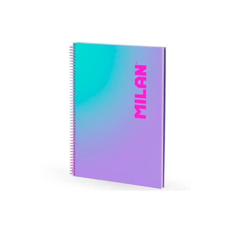 milan-cuaderno-espiral-a4-90h-95gr-cuadricula-5x5-tapa-dura-coleccion-sunset-lila