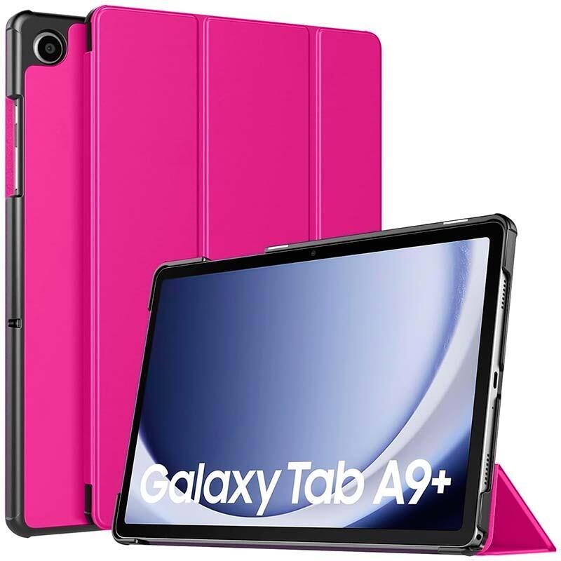 funda-inteligente-samsung-galaxy-tab-a9-con-soporte-morado