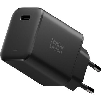 native-union-45w-usb-c-pd-fast-gan-wall-charger-black