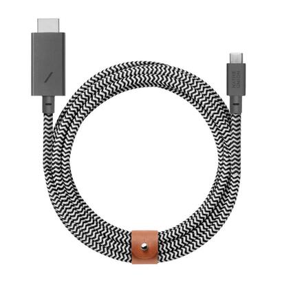 native-union-belt-c-hdmi-zeb-3-adaptador-de-cable-de-video-3-m-hdmi-tipo-a-estandar-usb-tipo-c-negro-blanco