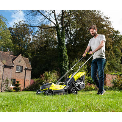 cortacesped-inalambrico-ryobi-one-rlm18x33b40-18-voltios-verdenegro-bateria-de-iones-de-litio-40-ah-5133004306