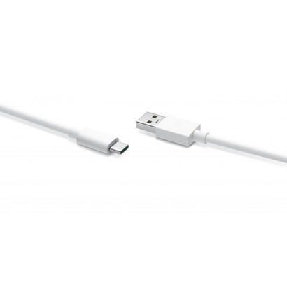 oppo-4818235-cable-usb-1-m-usb-a-usb-c-blanco