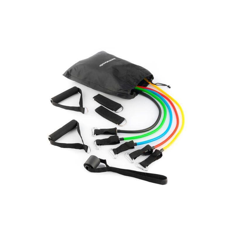innovagoods-rebainer-set-de-5-bandas-de-resistencia-con-accesorios-resistencia-ajustable-guia-de-ejercicios-