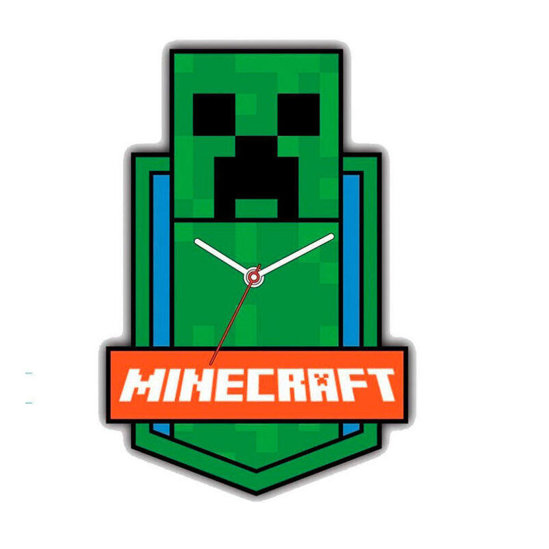 reloj-pared-minecraft