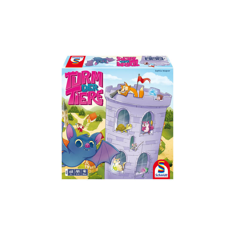 schmidt-spiele-torre-de-los-animales-juego-de-mesa-40666