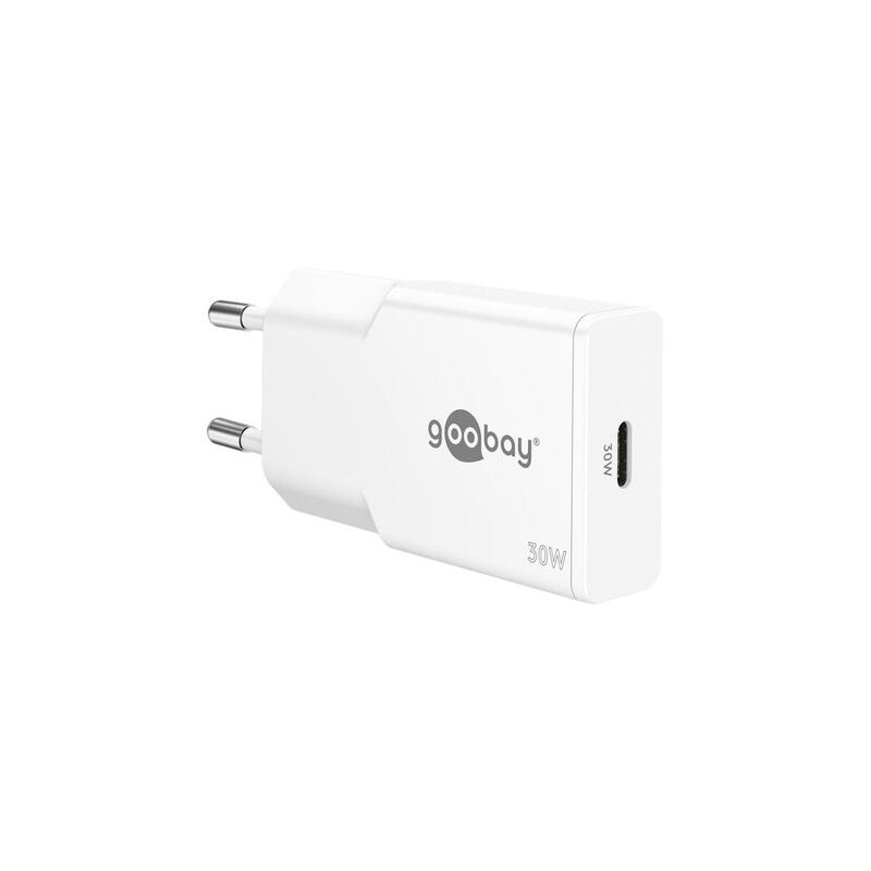 goobay-usb-c-pd-gan-schnellladegerat-slim-30-w-blanco-75736