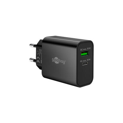 cargador-goobay-usb-c-pd-gan-rapido-dual-30w-negro-75335