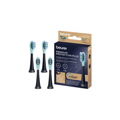 beurer-sc-premium-protection-plus-green-planet-accesorio-para-cepillo-negro-paquete-de-4-10523
