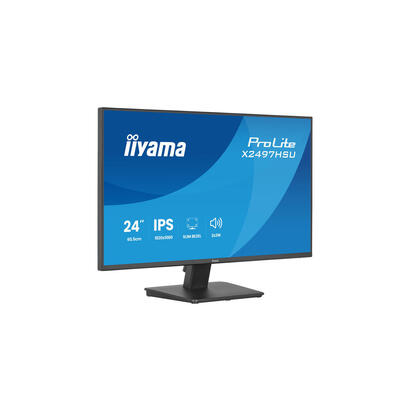 iiyama-prolite-x2497hsu-b1-monitor-led-605-cm-238-pulgadas-negro-mate-fullhd-ips-hdmi-dp-concentrador-usb-altavoces-panel-de-120