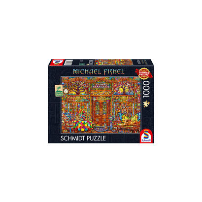 schmidt-spiele-michael-fishel-zoologico-de-cristal-rompecabezas-de-1000-piezas-58614