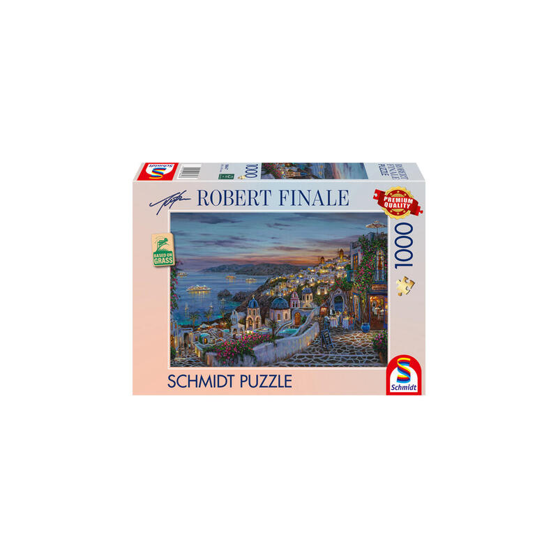 schmidt-spiele-robert-finale-santorini-atardecer-puzzle-1000-piezas-58647
