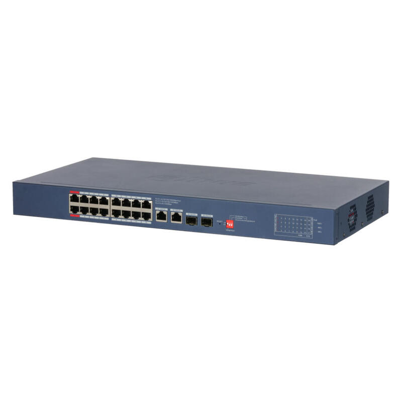 dahua-cs4220-16gt-240-v2-switch-poe-16-puertos-gigabit-2-uplink-gigabit-rj45-2sfp-gigabit-240w-gestionable-en-cloud-layer2