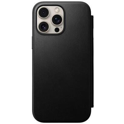 nomad-modern-leather-folio-iphone-16-pro-max-black