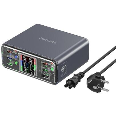 stacja-ladujaca-deck-charger-lucid-gan-360w-5xusb-c-1xusb-a
