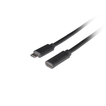cable-lanberg-extension-usb-c-31-m-f-15m-black
