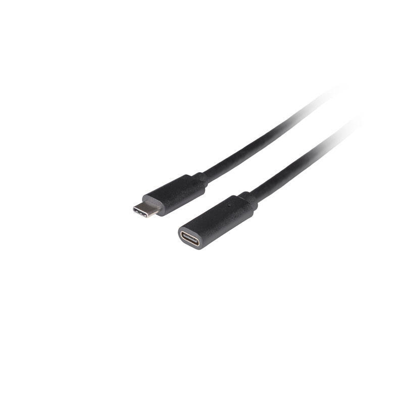 cable-lanberg-extension-usb-c-31-m-f-15m-black