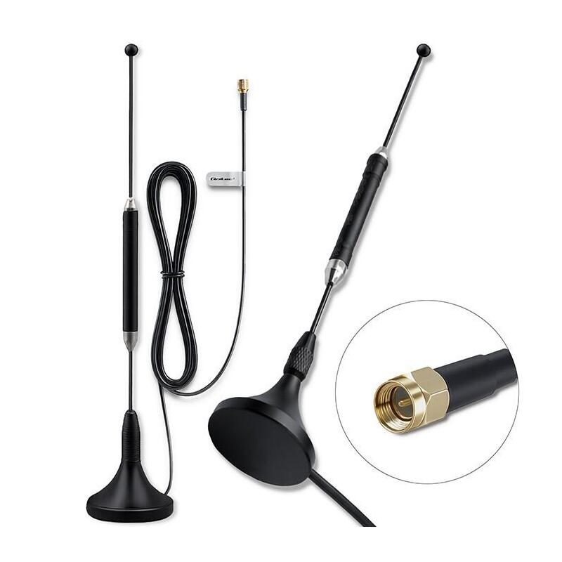 qoltec-57059-4g-lte-antenna-with-magnetic-base-5dbi-omnidirectional-indoor-600-2700-mhz-sma-3m