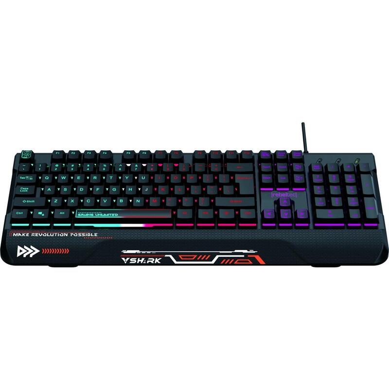 klawiatura-pelnowymiarowa-rgb-dla-graczy-shark-wbudowana-podkladka-pod-nadgarstki-wodoodporna-konstrukcja