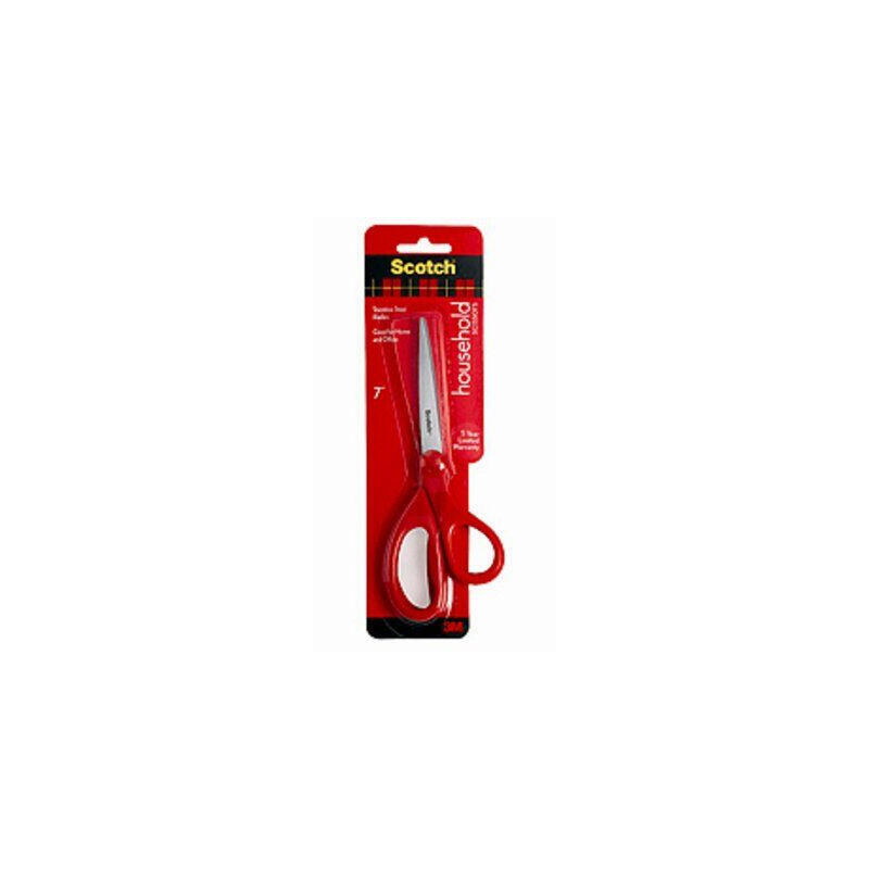 scotch-tijeras-universales-18cm-acero-inoxidable-mango-ergonomico-rojo