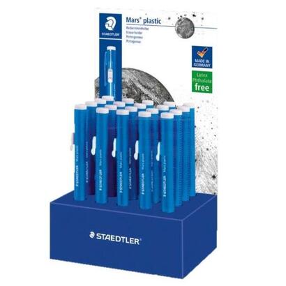 staedtler-mars-plastic-528-50-expositor-con-20-portagomas-en-forma-de-lapiz-con-cursor-para-deslizar-la-goma-sin