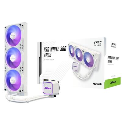 refrigerador-liquido-cpu-asrock-pro-360-argb-white