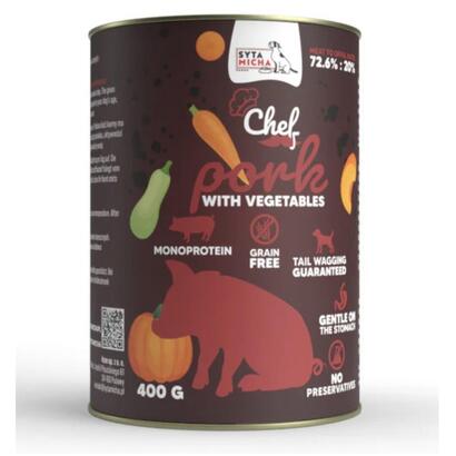 syta-micha-chef-cerdo-con-vegetales-comida-humeda-para-perro-400g