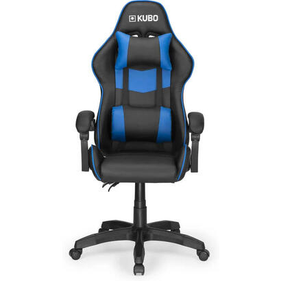 kubo-silla-gaming-con-reposabrazos-escritorio-nailon-altura-ajustable-360-color-azul