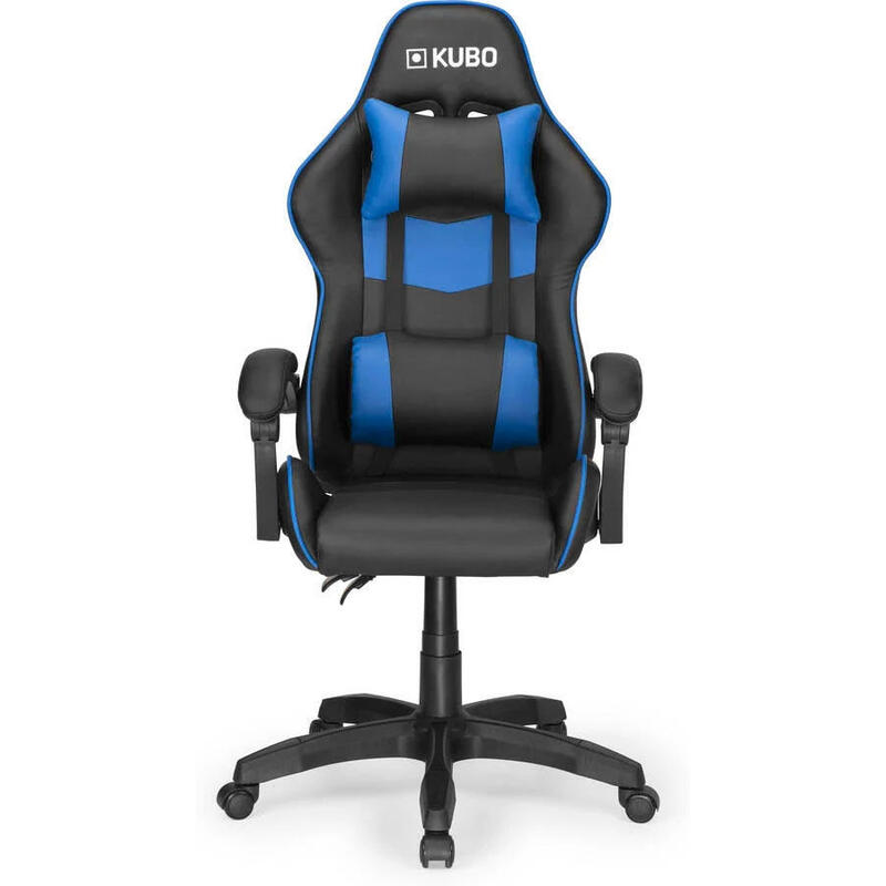 kubo-silla-gaming-con-reposabrazos-escritorio-nailon-altura-ajustable-360-color-azul