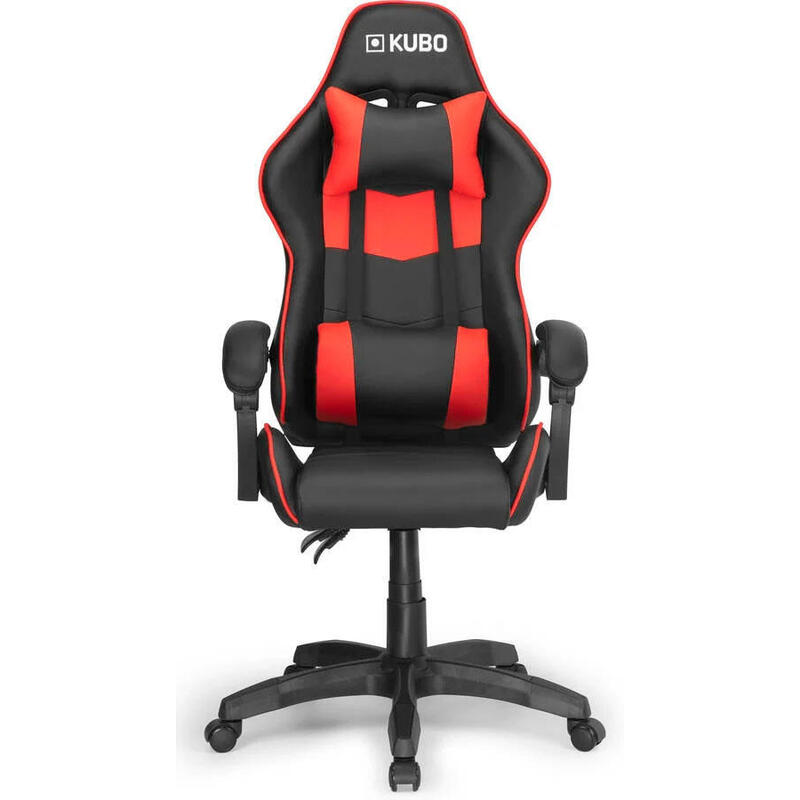 kubo-silla-gaming-con-reposabrazos-escritorio-nailon-altura-ajustable-360-color-rojo