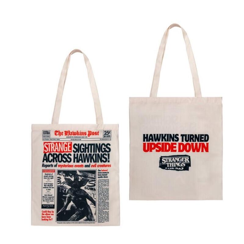 bolsa-tote-stranger-things-hawkins-turned-upside-down