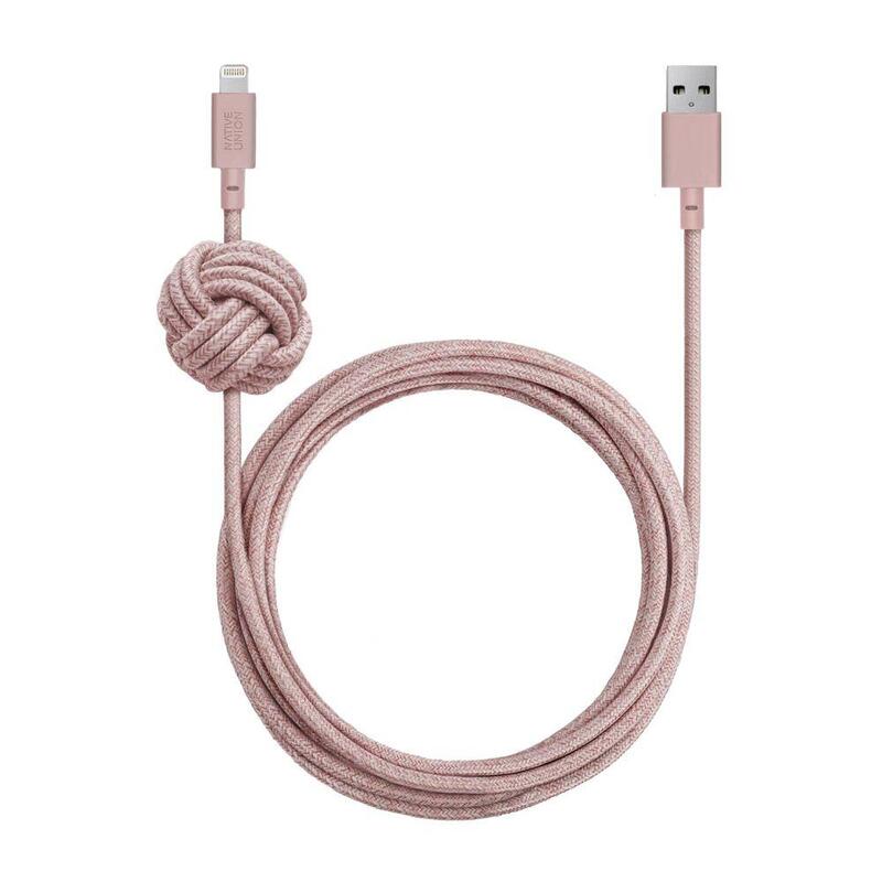 native-union-night-cable-usb-a-to-lightning-3m-rose