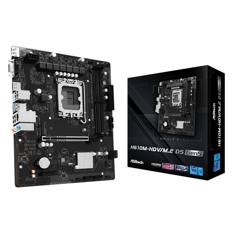 asrock-h610m-hdvm2-d5-gen5-s1700-matx-intel-h610-2xddr5-retail