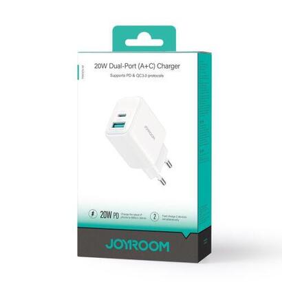 joyroom-travel-charger-cu-pd-20w-qc-30-white-jr-tcf21