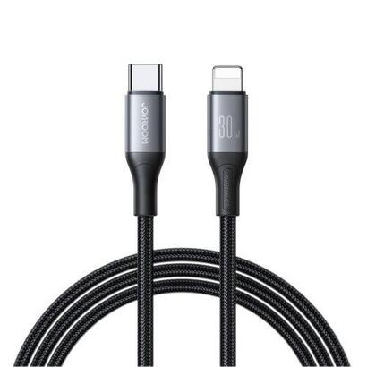 joyroom-type-c-lightning-cable-flash-series-cable-a28-30w-480mbs-1m-black-s-a28clb1